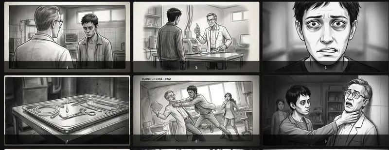 Sketch storyboard